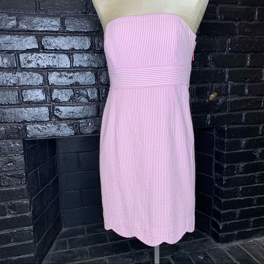 VV Pink Seersucker Dress - 2
